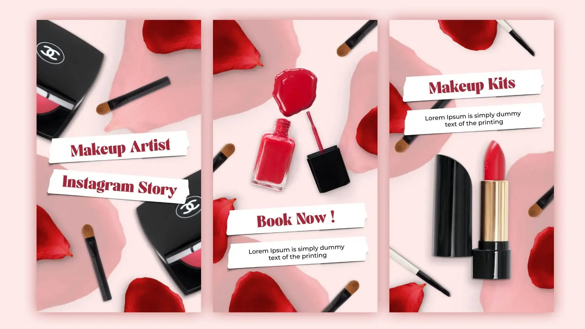 Makeup Artist Book Now Instagram Story